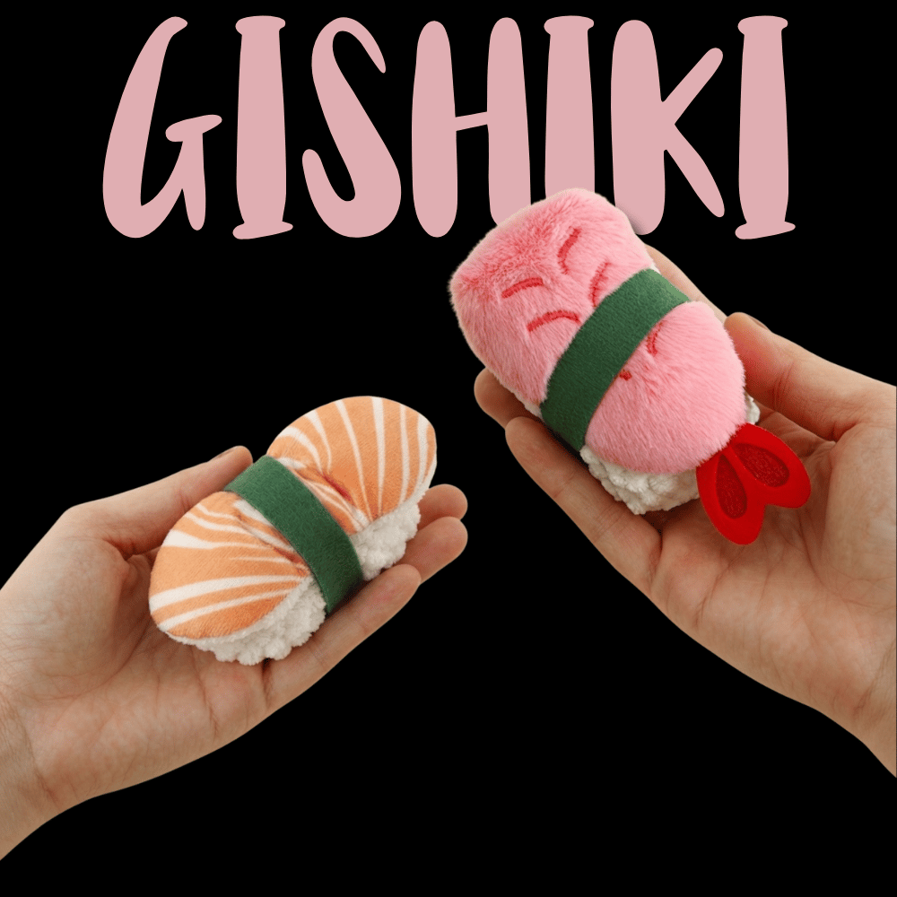 "Catnip Sushi" Multi-Texture Cat toy (Set of 2) - FlexiPlay