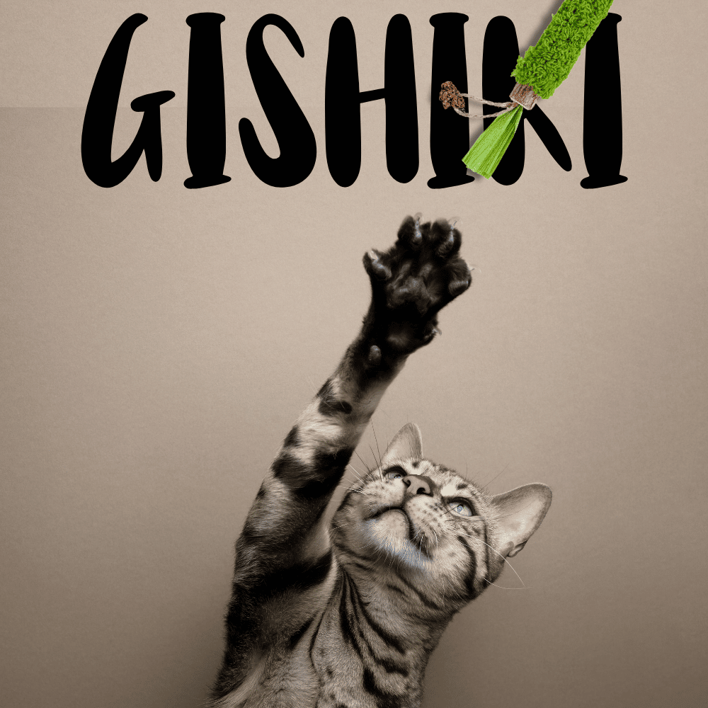 "Plushy Matatabi" - Premium Chew Stick (Forest Green)