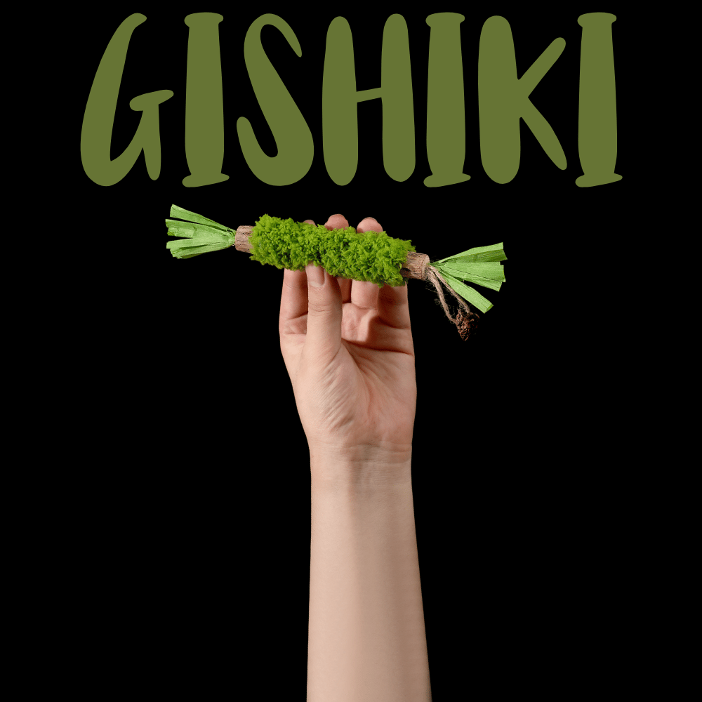 "Plushy Matatabi" - Premium Chew Stick (Forest Green)