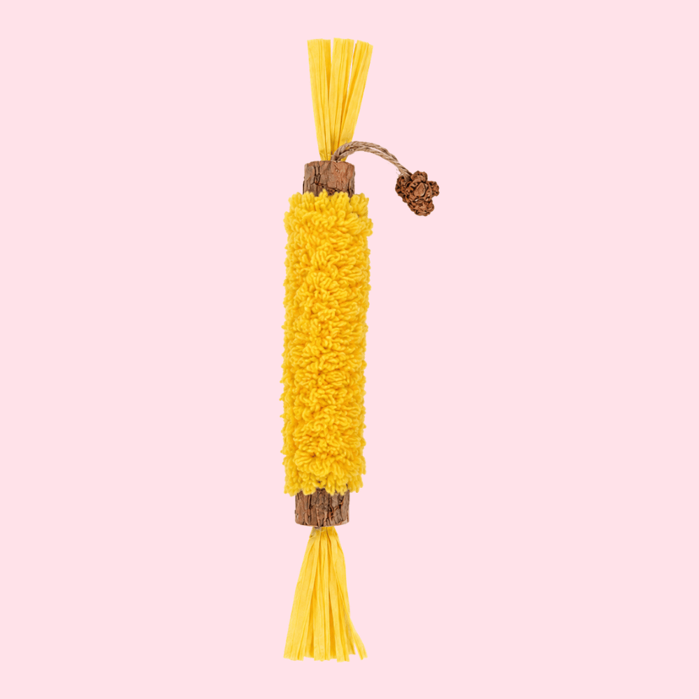 "Plushy Matatabi" - Premium Chew Stick (Blossom Yellow)