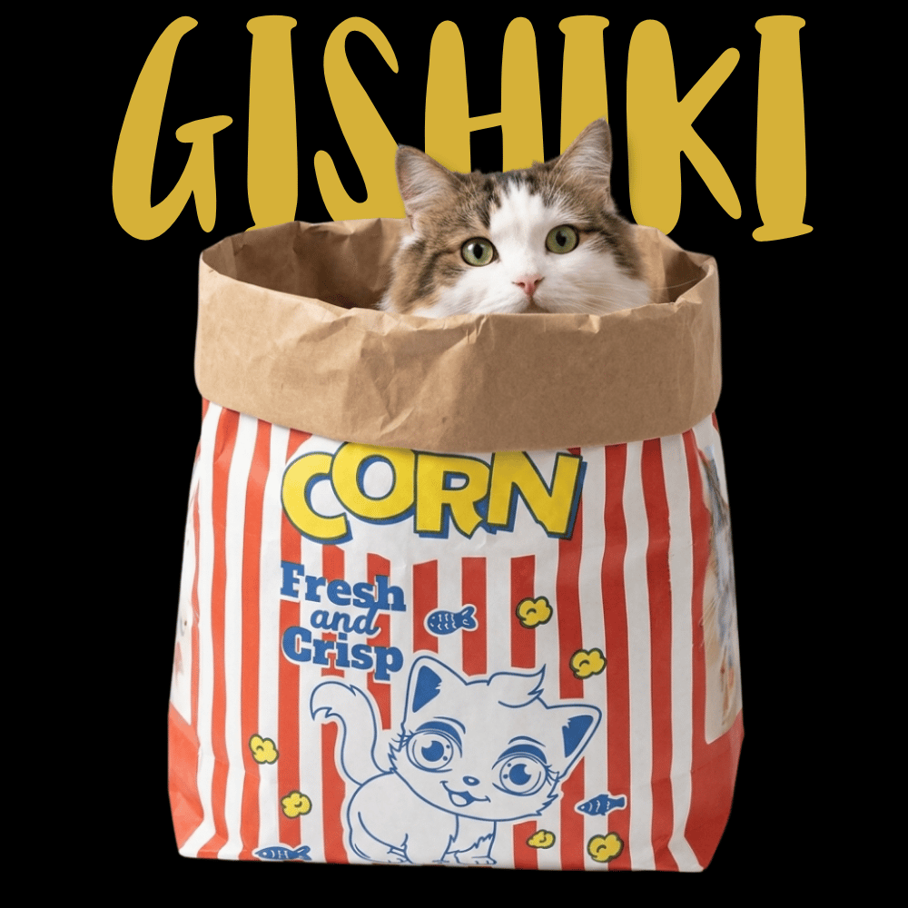 "Popcorn" Enrichment Paper Bag for Cats