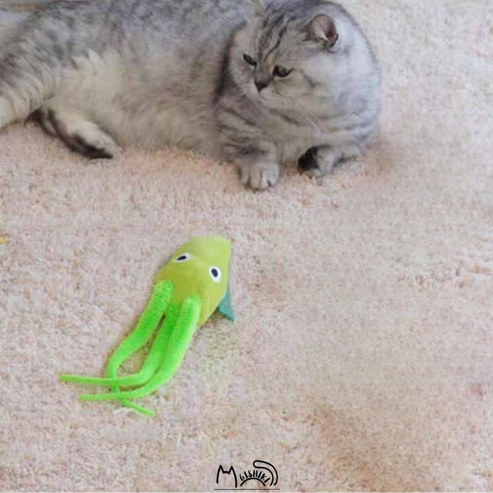 "Sea Squid" Catnip Infused Toy