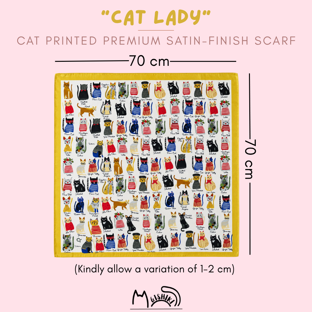 "Cat Lady" Premium Lightweight Scarf
