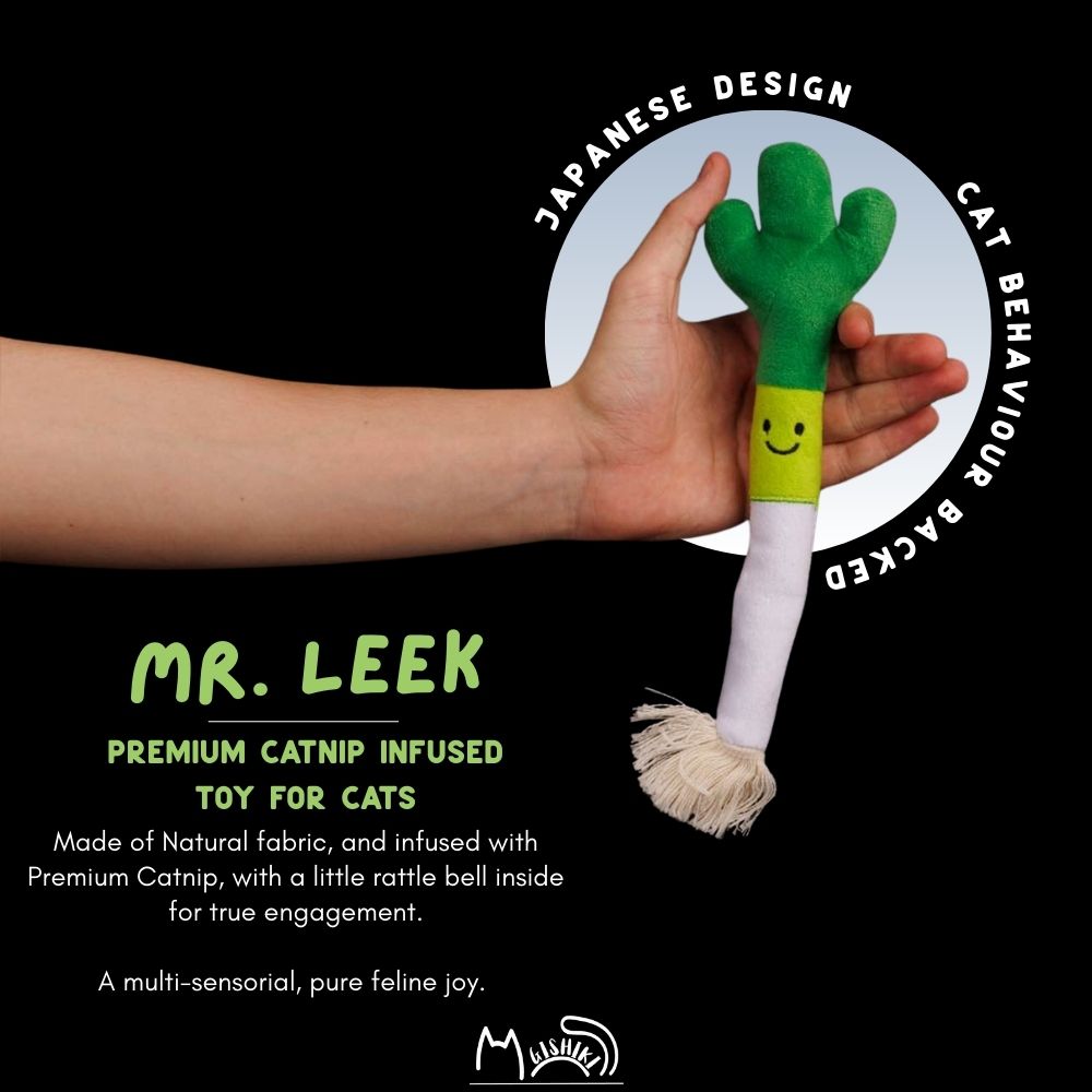 "Mr. Leek" Catnip Infused Plush Toy