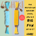 "Plushy Matatabi" - Premium Chew Stick (PACK OF 2) - NEW COLOUR