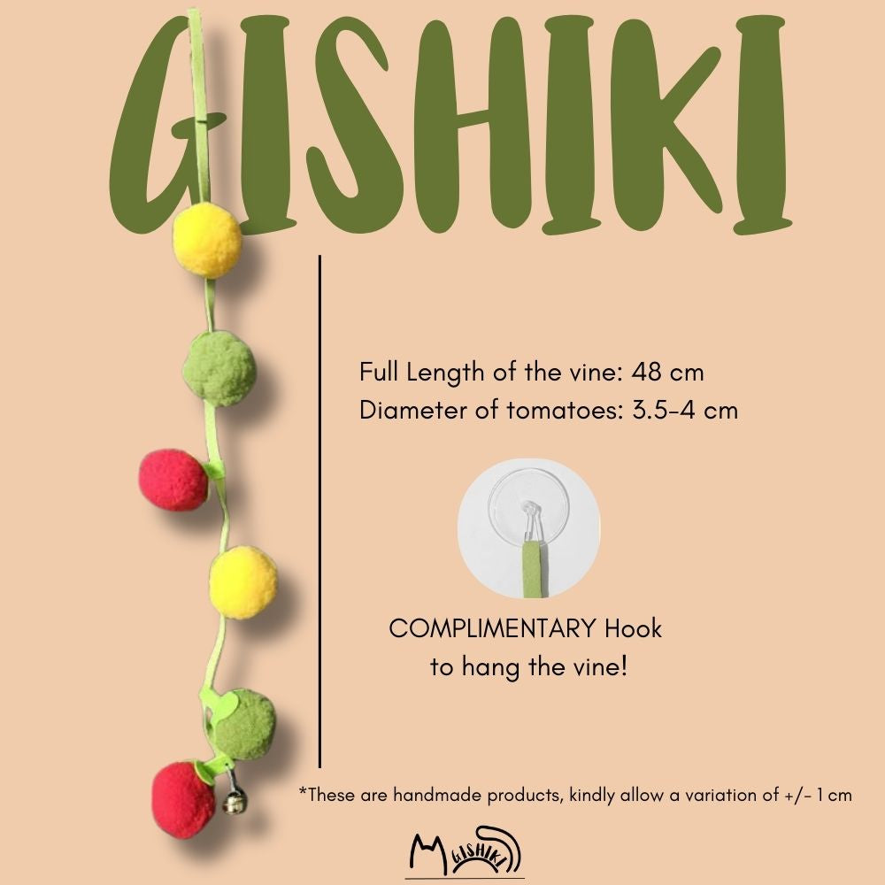 "Tomatito" Hanging Catnip Toy