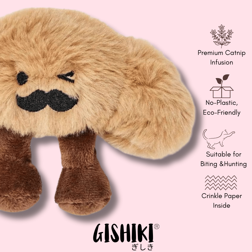"Mr. Mooch" Catnip & Crinkle Paper Toy