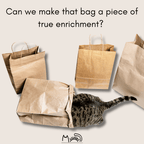 "Popcorn" Enrichment Paper Bag for Cats