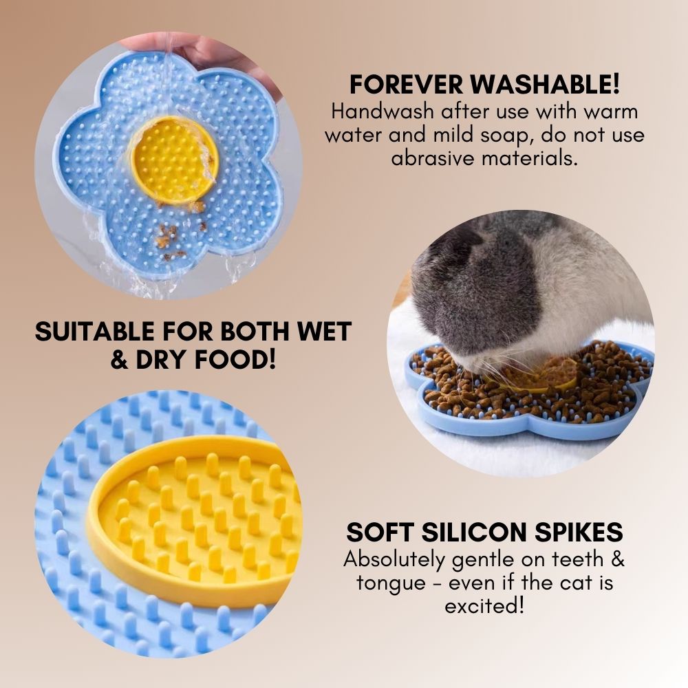 "Petals" Slow Feeding Stick-On Mat