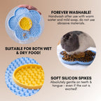 "Petals" Slow Feeding Stick-On Mat