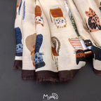 "Cat Lady" Premium Cotton Lightweight Scarf