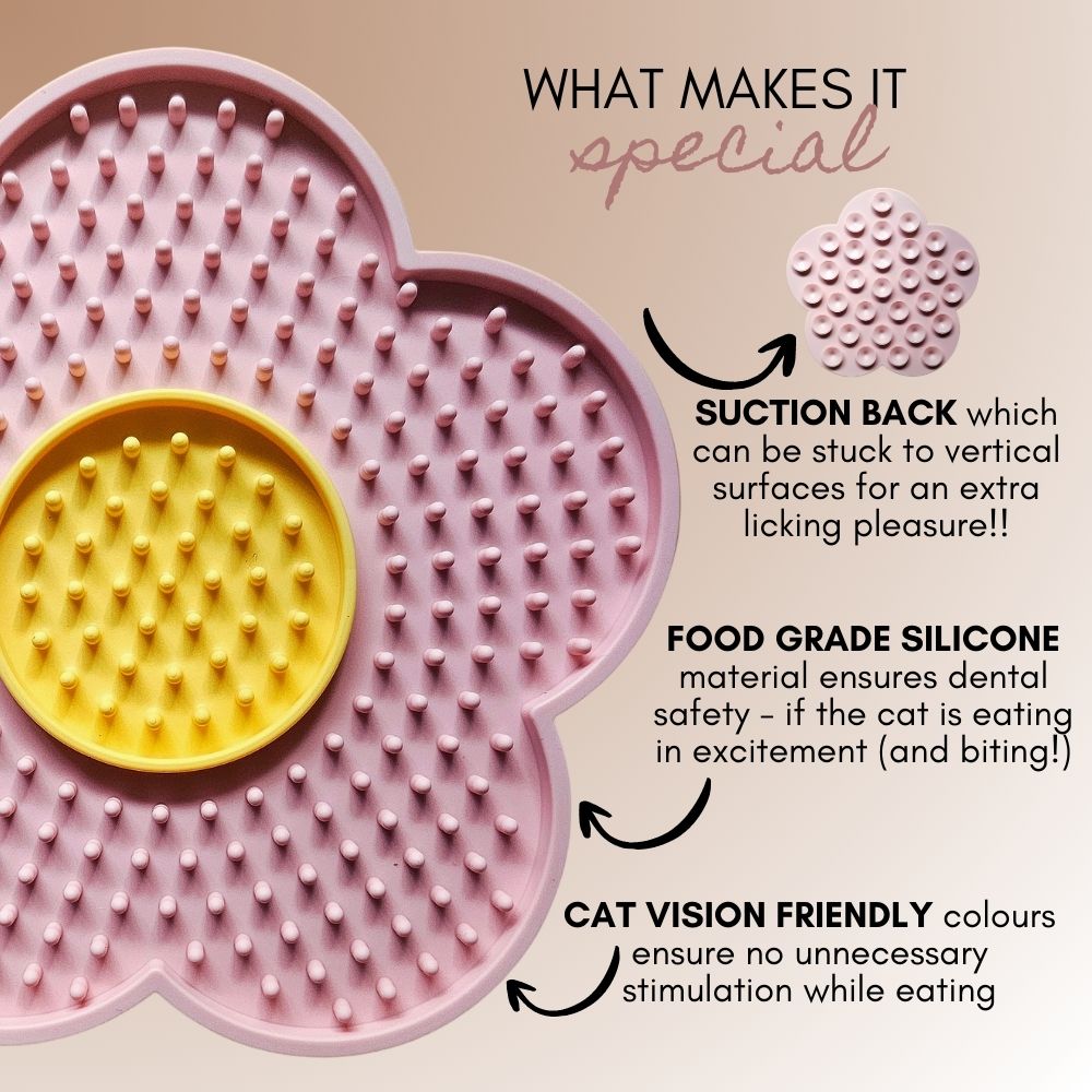 "Petals" Slow Feeding Stick-On Mat