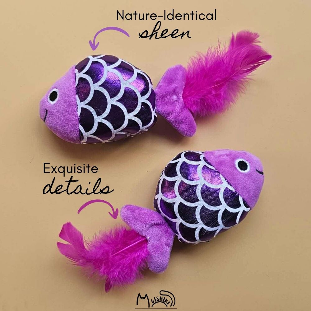 "Pixie" Catnip Infused Fish Toy