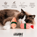"Catnip Sushi" Multi-Texture Cat toy (Set of 2) - FlexiPlay