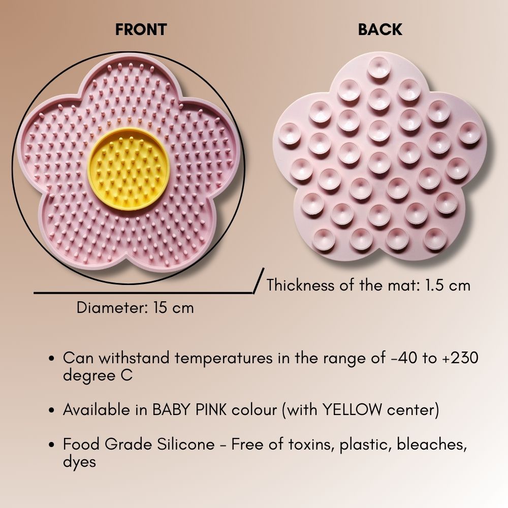 "Petals" Slow Feeding Stick-On Mat