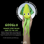 "Googly" Catnip Infused Squid Toy