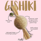 "Toffee Ball" Raffia & Catnip Toy