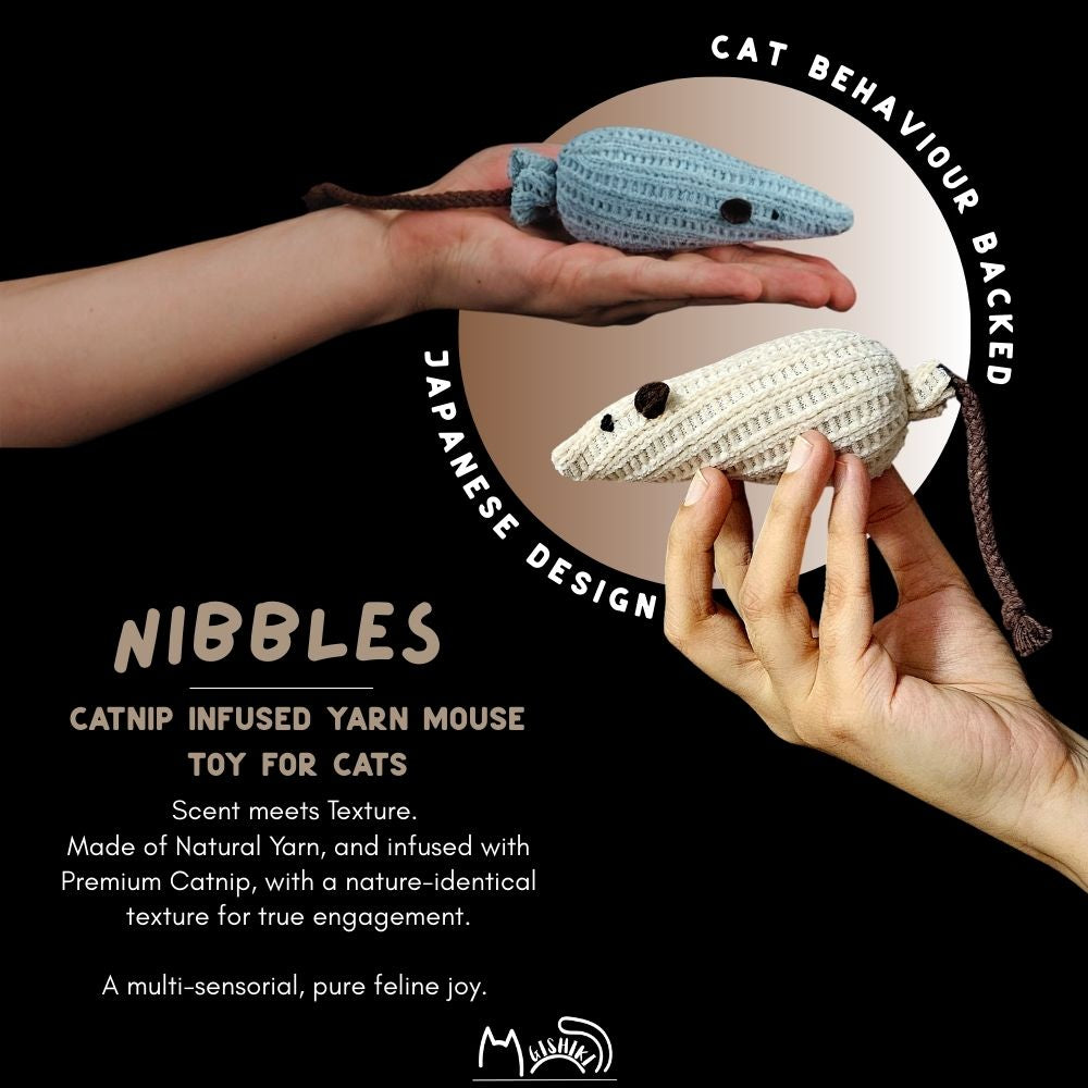 "Nibbles" Catnip Infused Mouse Toy