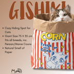 "Popcorn" Enrichment Paper Bag for Cats