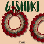 "Noel" Handknitted Cat Collar