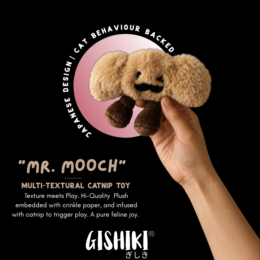"Mr. Mooch" Catnip & Crinkle Paper Toy