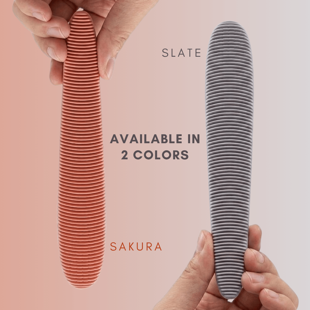 "BIO-GROOM" Bristle-Free Cat Grooming Brush (Slate)