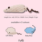 "Nibbles" Catnip Infused Mouse Toy