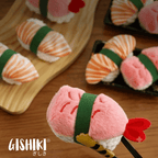"Catnip Sushi" Multi-Texture Cat toy (Set of 2) - FlexiPlay